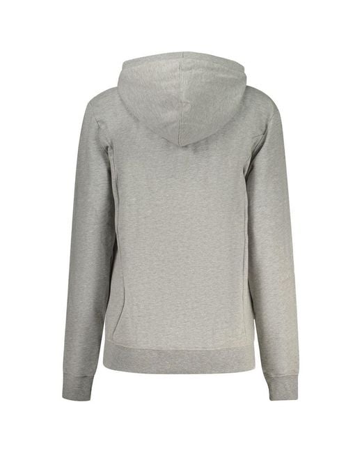 North Sails Gray Grigio Cotton Hoodie