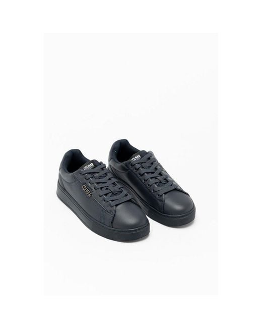 Colmar Blue Leather Low Top Sneakers for men
