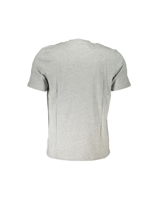 North Sails Gray Cotton T-Shirt for men
