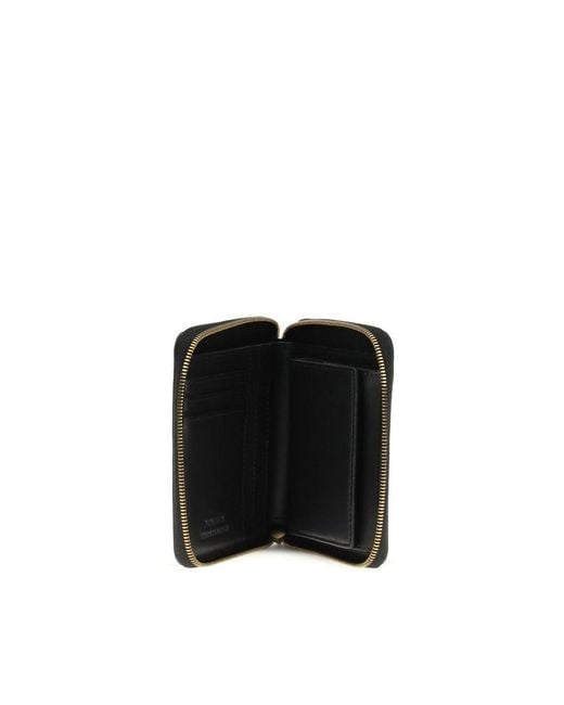 Pinko Black Calf Leather Bos Taurus Wallet