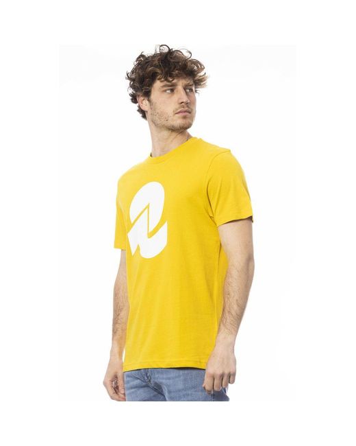 INVICTA WATCH Yellow Cotton T-Shirt for men