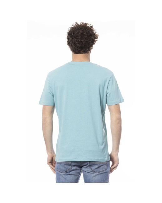 INVICTA WATCH Blue Cotton T-Shirt for men