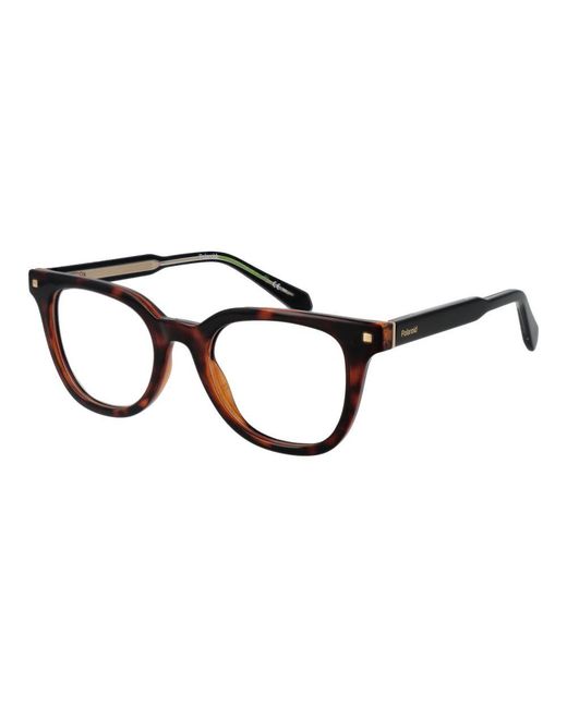 Polaroid Black Full-Rim Square Optical Frames With Demo Lenses