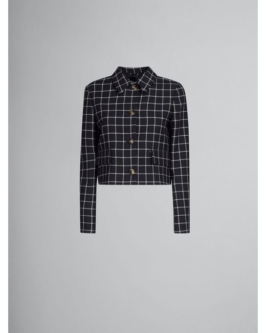Marni Black Fibres Coat