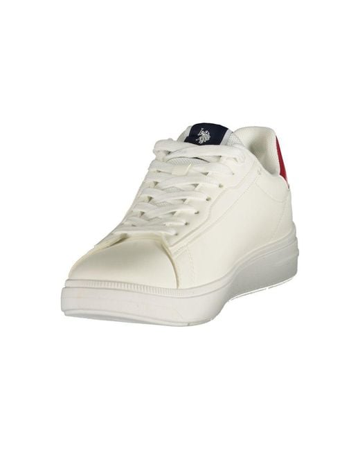 U.S. POLO ASSN. Multicolor White Polyurethane Men's Sneaker for men