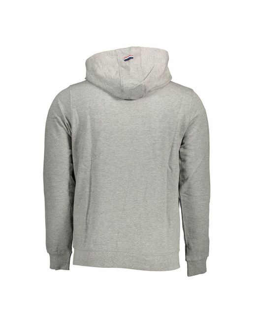 U.S. POLO ASSN. Gray U. S. Polo Assn. Cotton Sweater for men