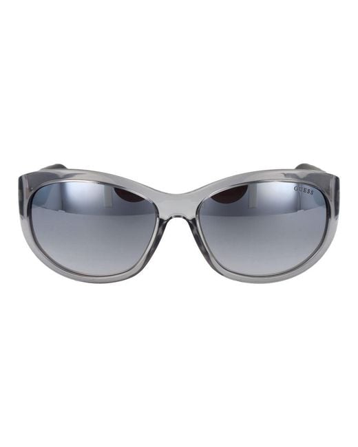 Guess Gray Sunglasses Patterned Temples