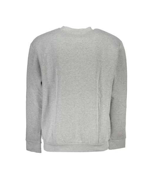 Roberto Cavalli Gray Cotton Sweater for men