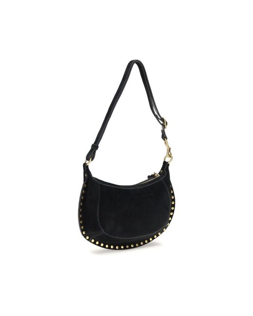 Isabel Marant Black Oskan Moon Shoulder Bag