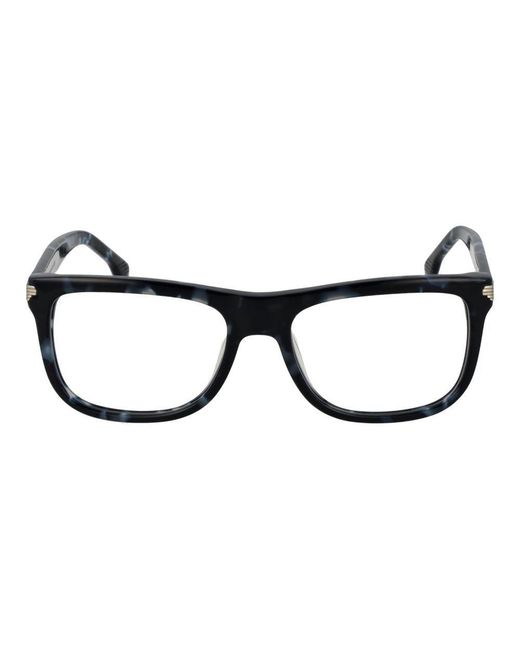 Lozza Black Blue Cellulose Acetate Glasses (frames) for men