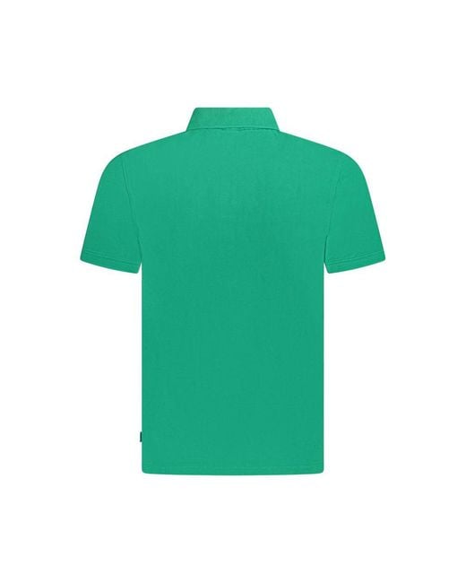 Pepe Jeans Green Cotton Polo Shirt for men