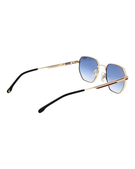 Carrera Blue Gold Metal Sunglasses for men