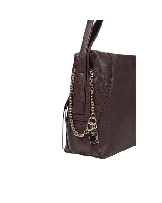 Guess Brown Polyethylene Handbag