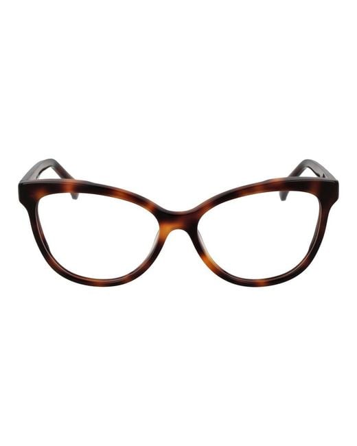Max Mara Black Elegant Rectangular Optical Frames