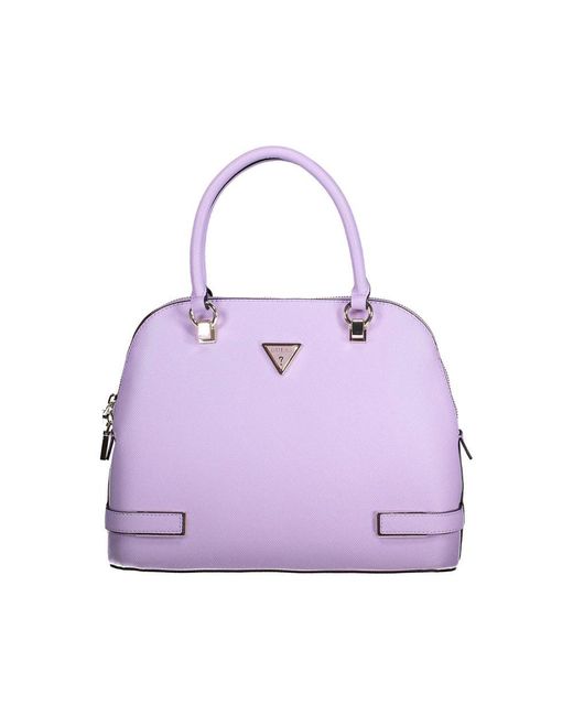 Guess Purple Polyethylene Handbag for men
