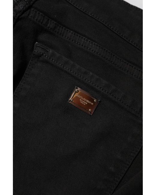 Dolce & Gabbana Black Slim Fit Jeans