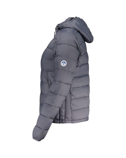 North Sails Blue Grigio Polyester 's Jacket