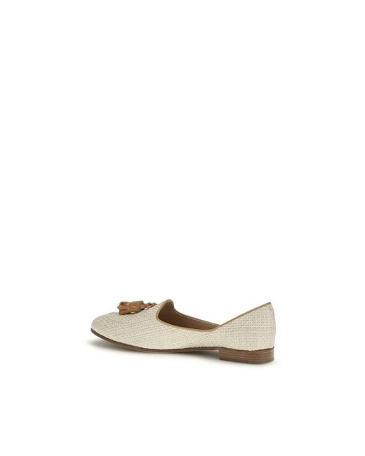 Fratelli Rossetti Metallic Beige Raffia Slip