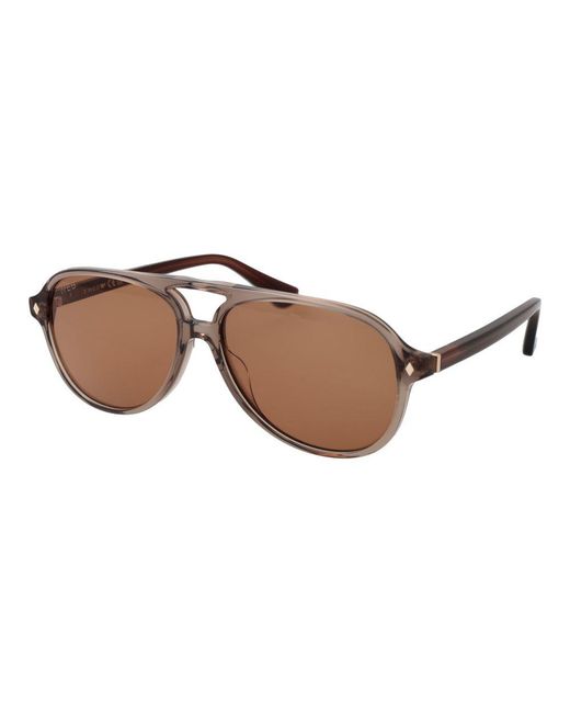 Web Brown Acetate Sunglasses for men