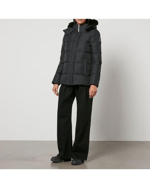 Moose Knuckles Black Polyester Jackets & Coat