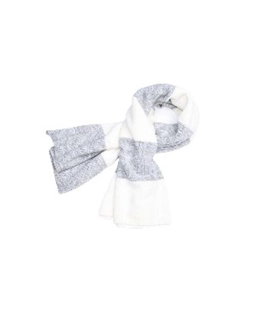 Gas White Marabou Scarf