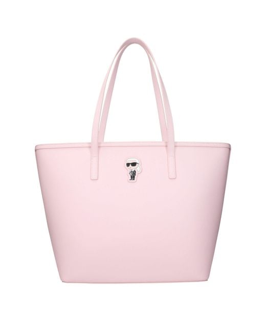 Karl Lagerfeld Pink Polyethylene Shoulder Bag