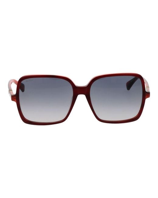 Max Mara Brown Acetate Sunglasses