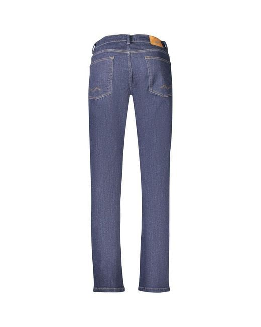 Norway 1963 Blue Cotton Men's Jean For A Timeless Casual Look for men