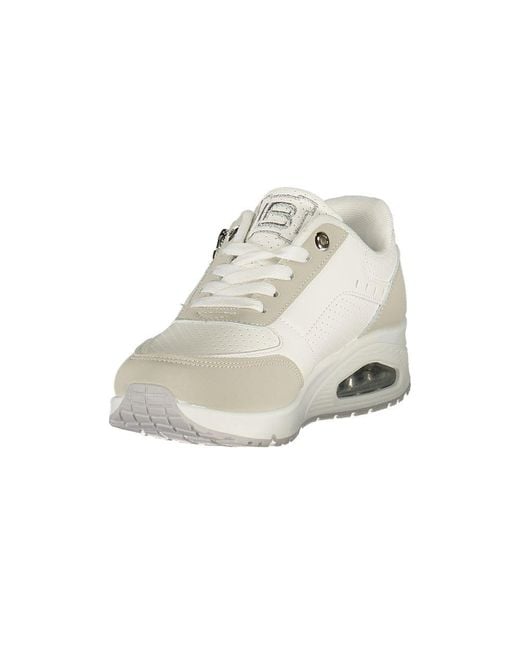Laura Biagiotti White Bianco Poliestere Sneaker