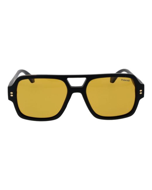 Polaroid Multicolor Black Polycarbonate Sunglasses for men
