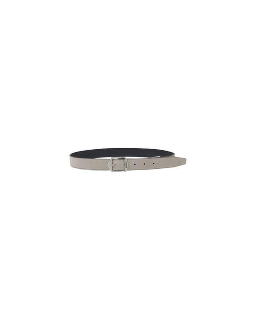 Antony Morato White Gray Leather Regular Belt for men
