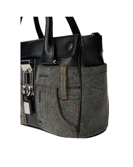Replay Black Polyethylene Handbag