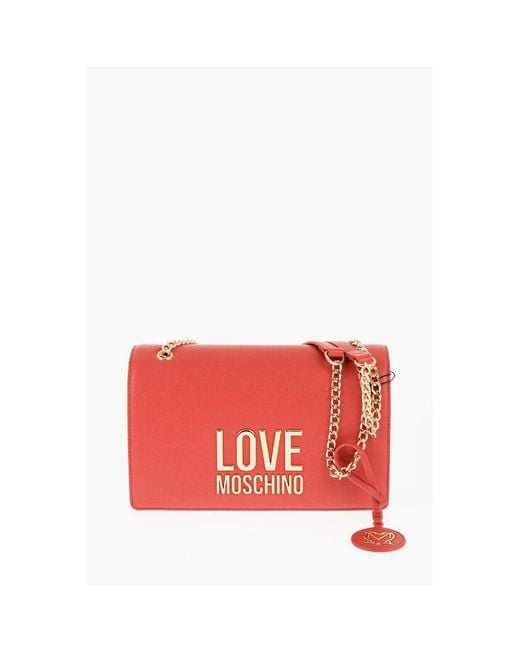 Moschino Red Polyethylene Shoulder Bag