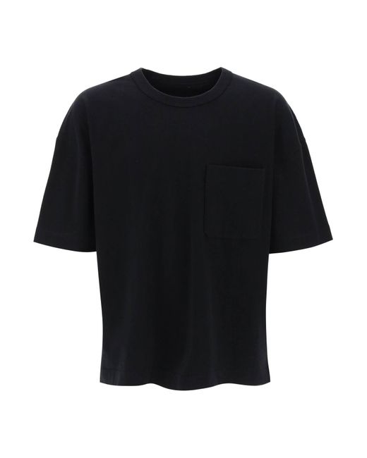 Lemaire Black Boxy T-Shirt for men