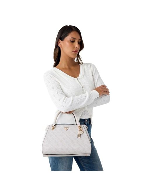 Guess Multicolor White Polyethylene Handbag