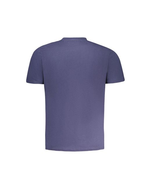 North Sails Blue Cotton T-Shirt for men