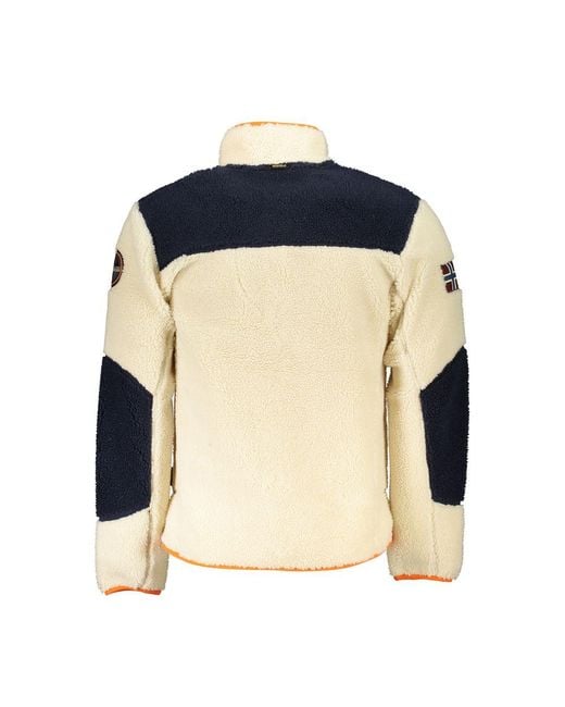 Napapijri Blue Chic Long Sleeve Zip-Up Jacket for men