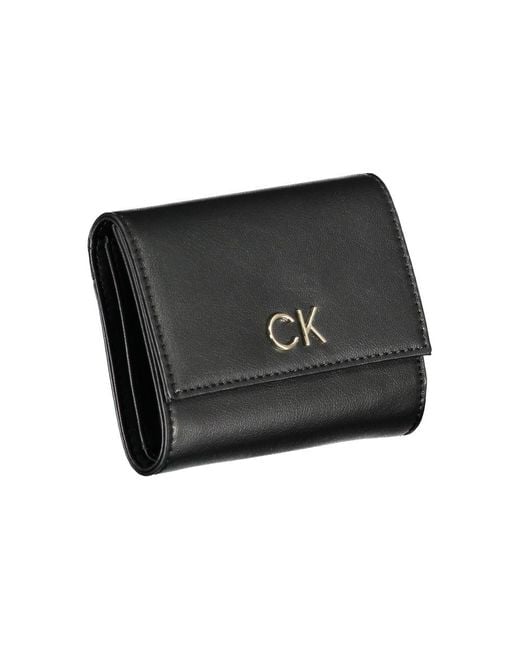 Calvin Klein Black Polyester Wallet