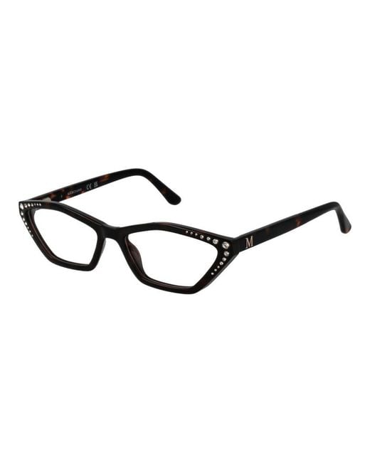 MARCIANO BY GUESS Black Brown Stainless Steel Glasses (frames)