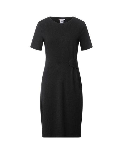 Street One Black Cotton Dress