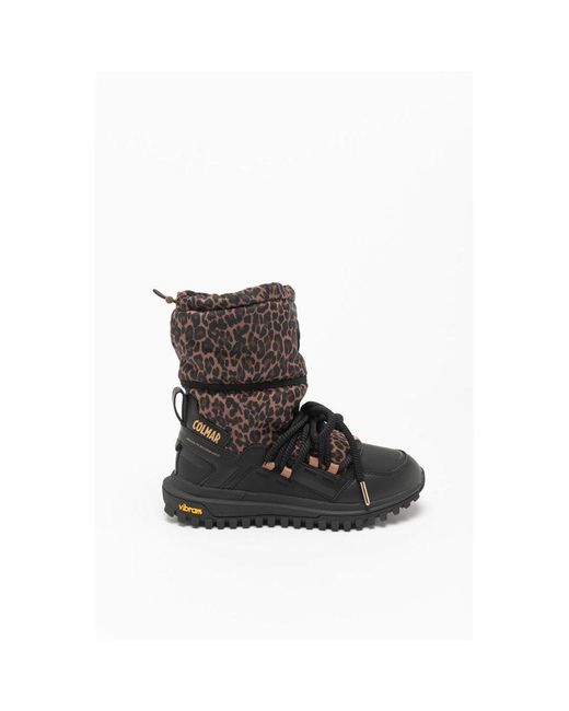 Colmar Black Polyester Ankle Boots