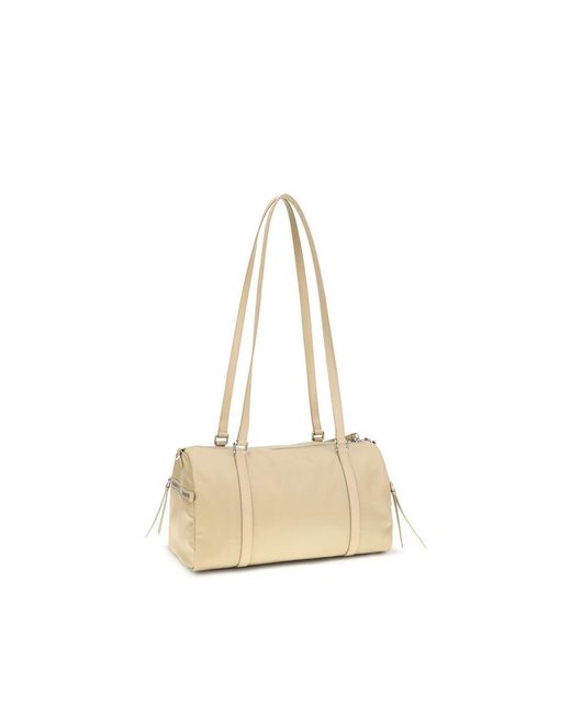 Prada Natural Beige Polyamide Shoulder Bag