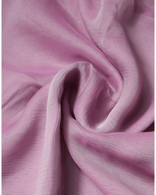 Dolce & Gabbana Pink Silk Rectangle Wrap Shawl Scarf