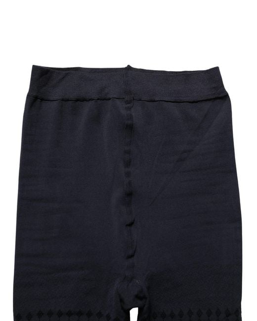 Dolce & Gabbana Black Nylon Tights Stocking Pantyhose Socks