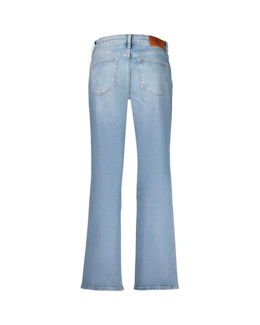 Calvin Klein Blue Azzurro Cotton 's Jeans