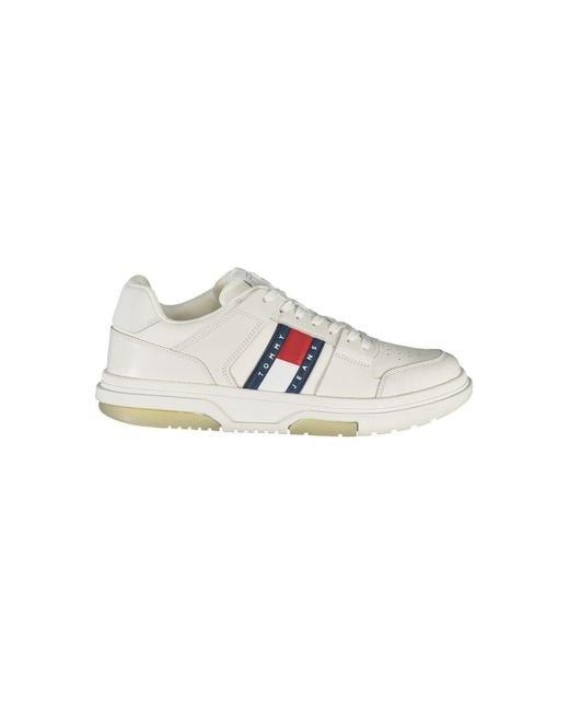 Tommy Hilfiger White Jeans Retro Sneakers Fm0Fm03776 for men
