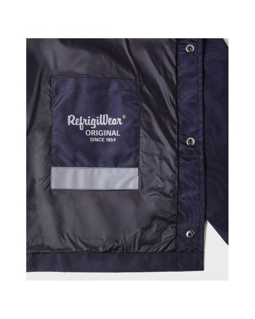Refrigiwear Blue Polyamide Jacket for men