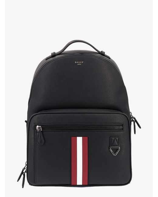Bally Black Mavrick Backpack for men