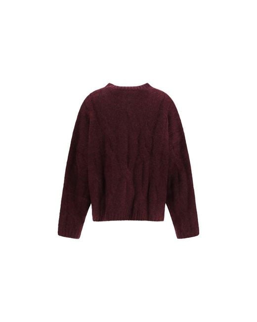 Allude Purple Cashmere Sweater
