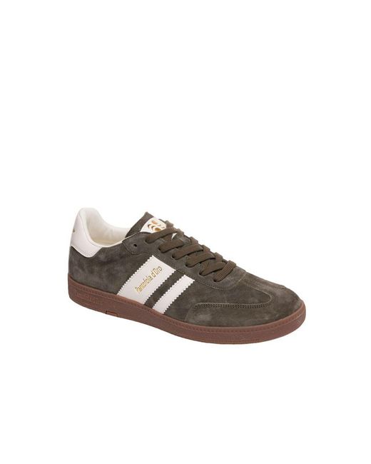 Pantofola D Oro Brown Green Suede Men's Sneaker for men